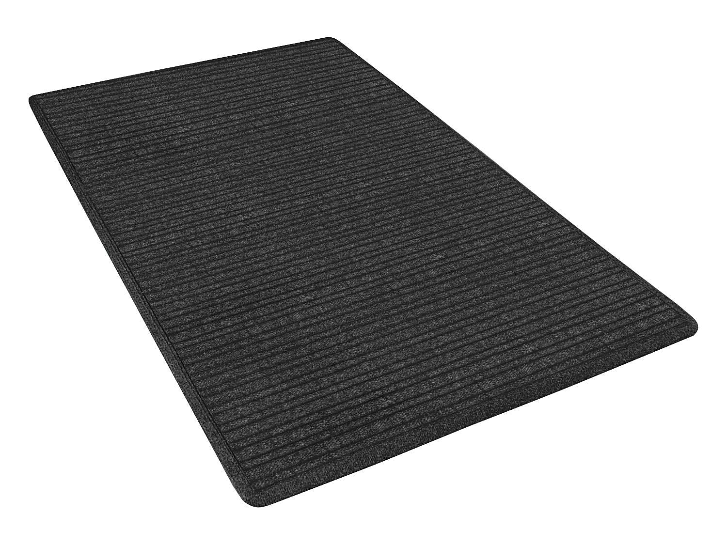 NoTrax Barrier Rib Tufted Polypropylene Yarn Superior Entrance Floor Mat, 48" x 72", Charcoal (161S0046CH)