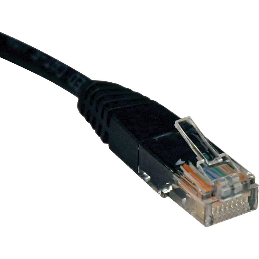 Tripp Lite N002-002-BK 2' RJ-45 CAT-5e Patch Cable, Black
