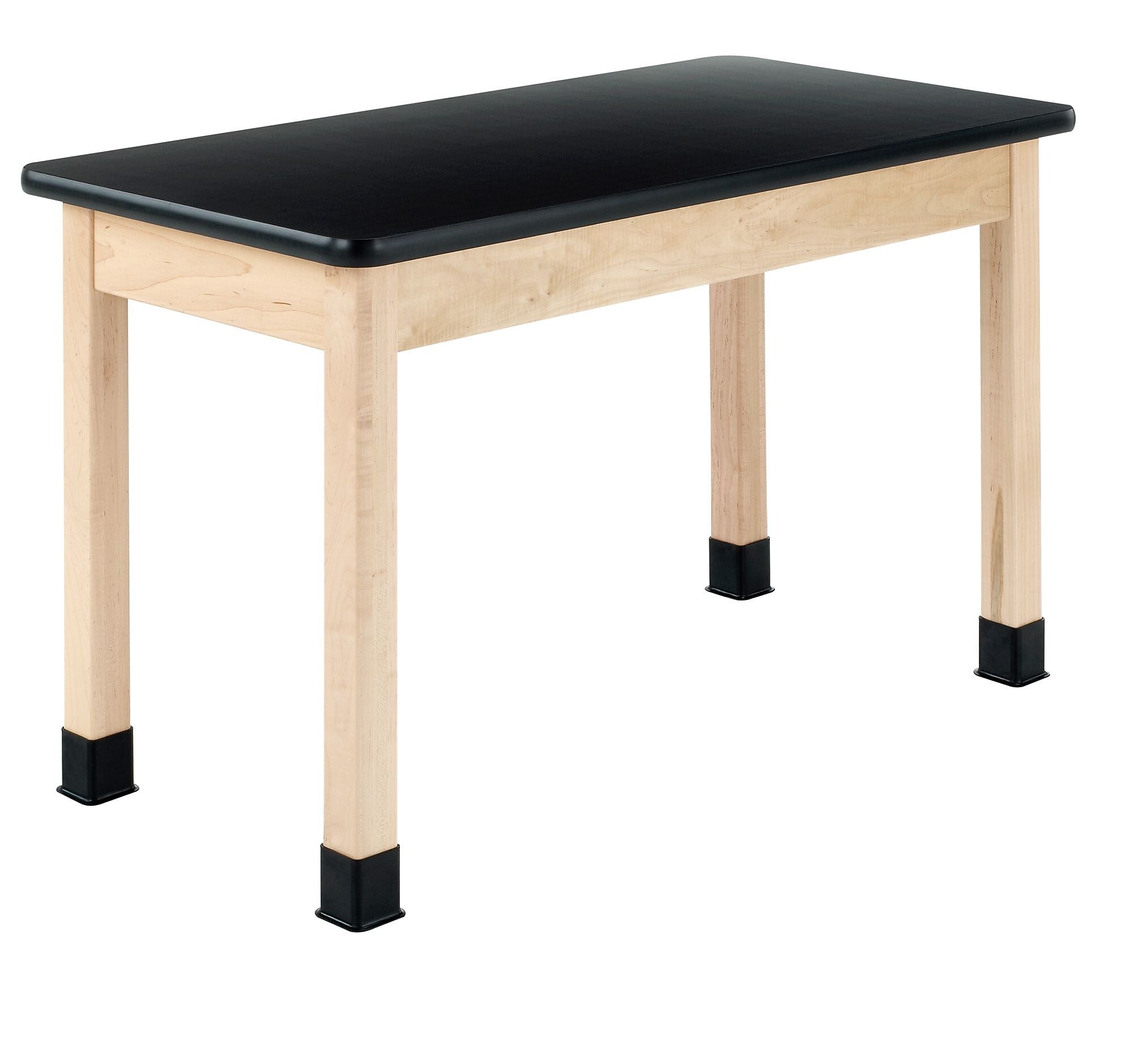 Diversified Woodcrafts Rectangular Science Table, 48" x 24", Black/Maple (P710LBBM30N)