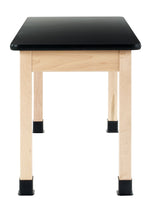 Diversified Woodcrafts Rectangular Science Table, 48" x 24", Black/Maple (P710LBBM30N)