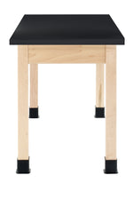 Diversified Woodcrafts Rectangular Science Table, 48" x 24", Black/Maple (P7102BM30N)