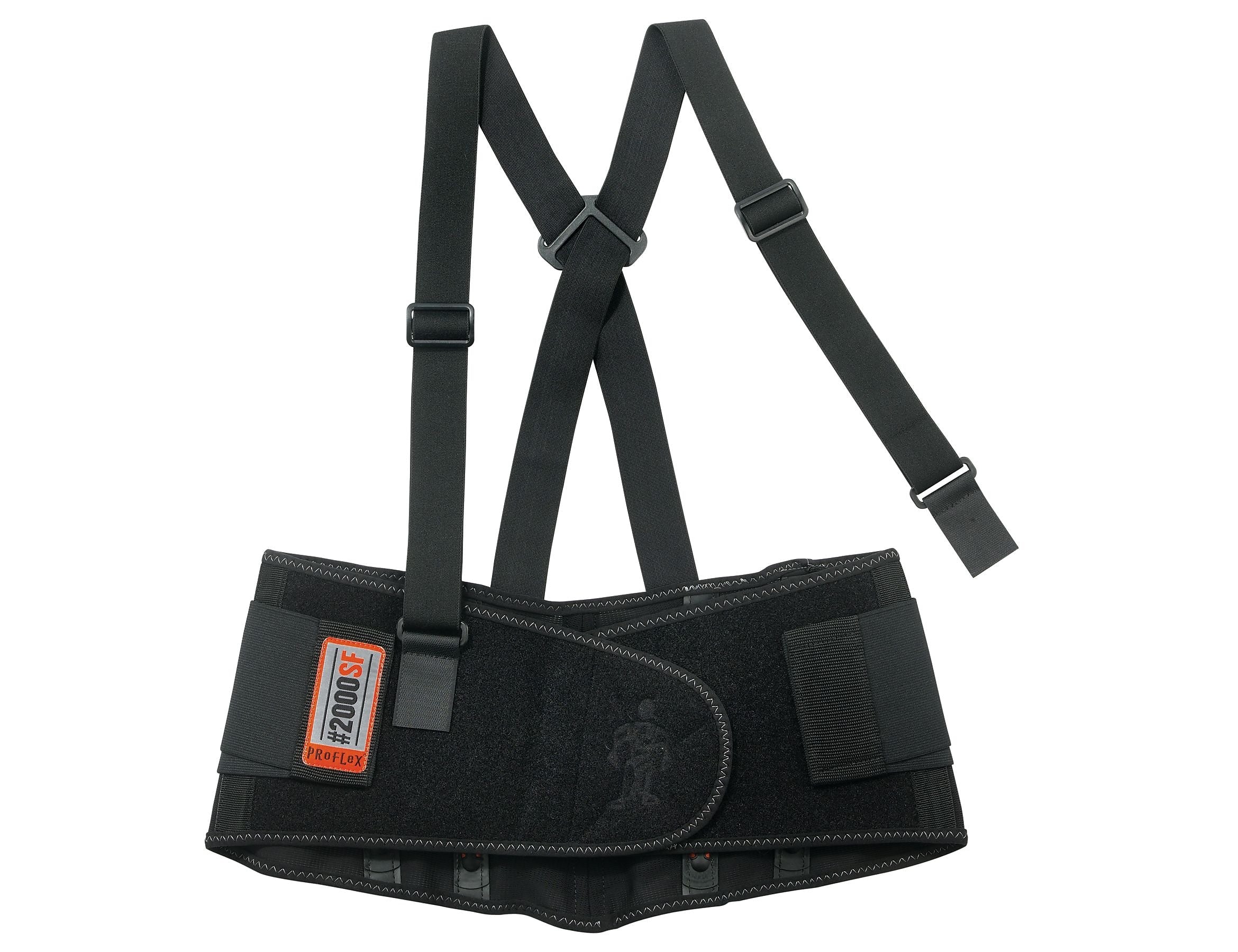 Ergodyne® ProFlex® 2000SF High-Performance Back Support, Black, XS
