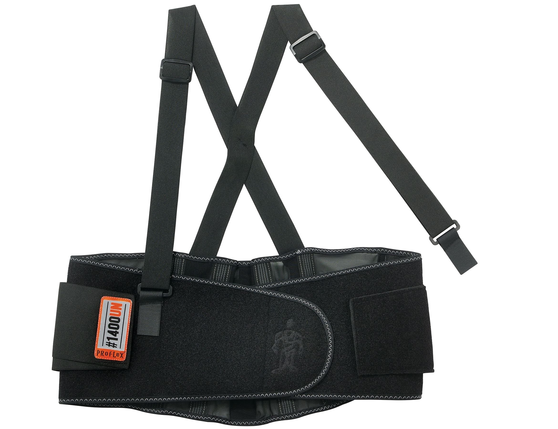 Ergodyne® ProFlex® 1400 Universal Size Back Support, Black