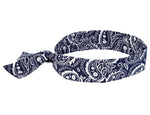 Ergodyne Chill-Its 6700 Evaporative Cooling Bandana, Navy Western, One Size, 24/Carton (12306)
