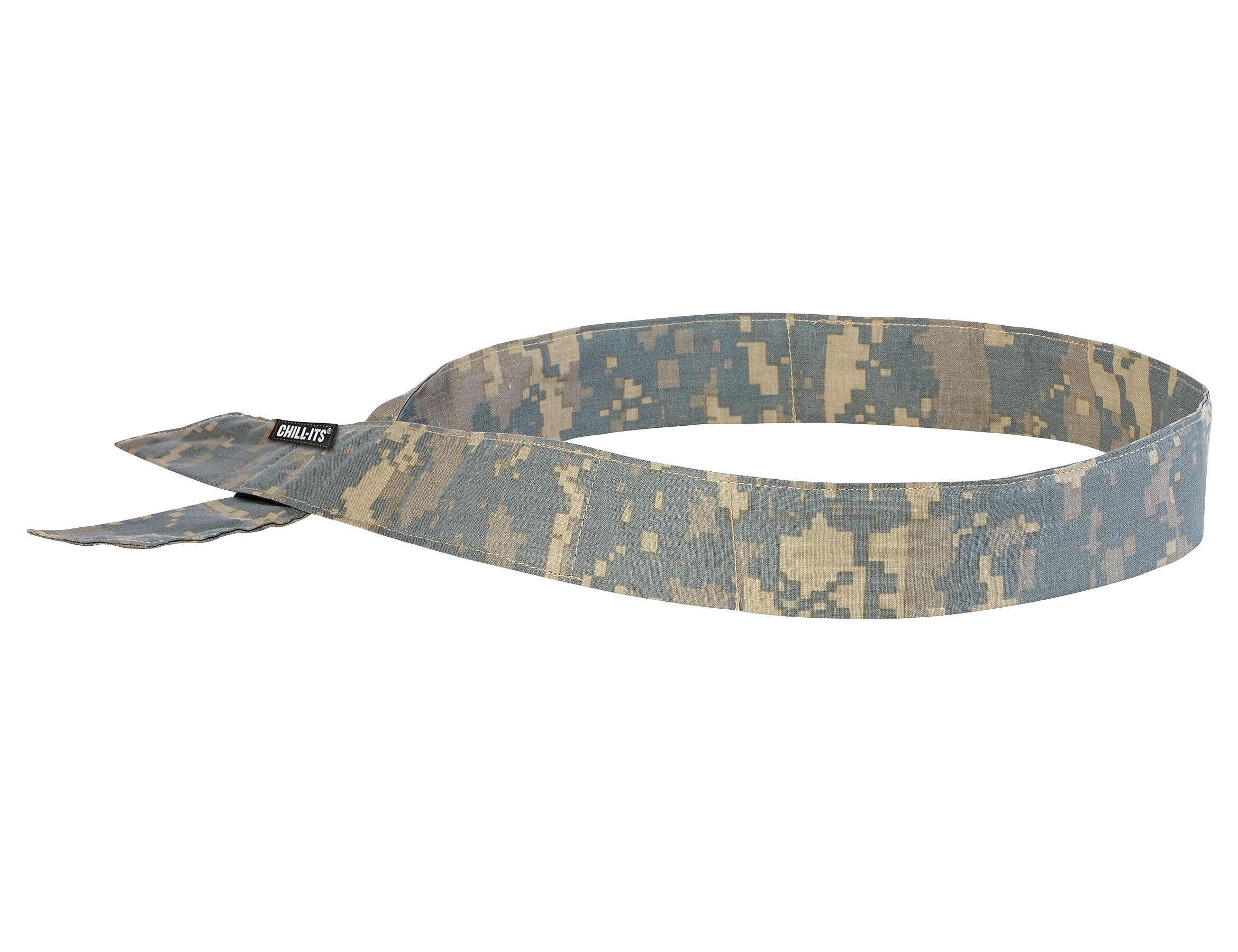 Chill-Its 6705 Evaporative Cooling Bandana, Camo, One Size, 24/Carton (12314)