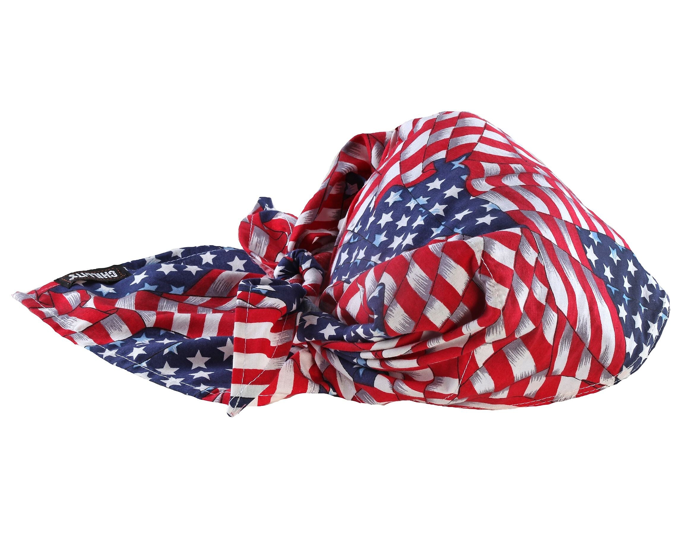 Chill-Its 6710 Evaporative Cooling Towel, Stars and Stripes, One Size, 6/Carton (12581)