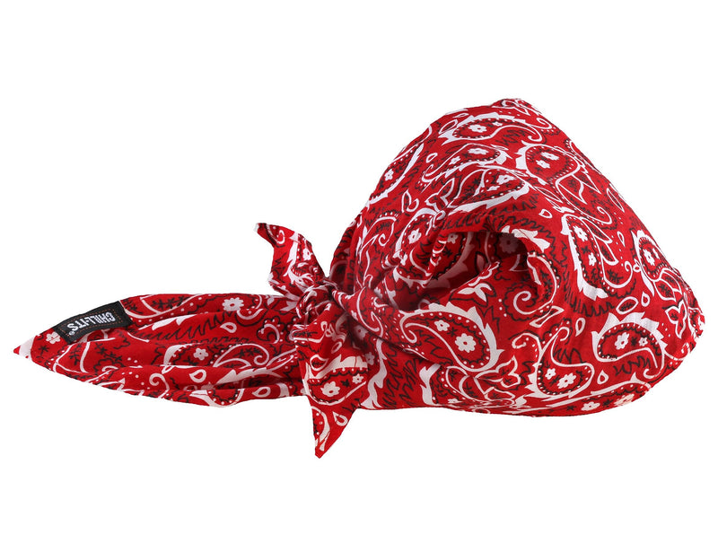 Chill-Its 6710 Evaporative Cooling Towel, Red Western, One Size, 6/Carton (12583)