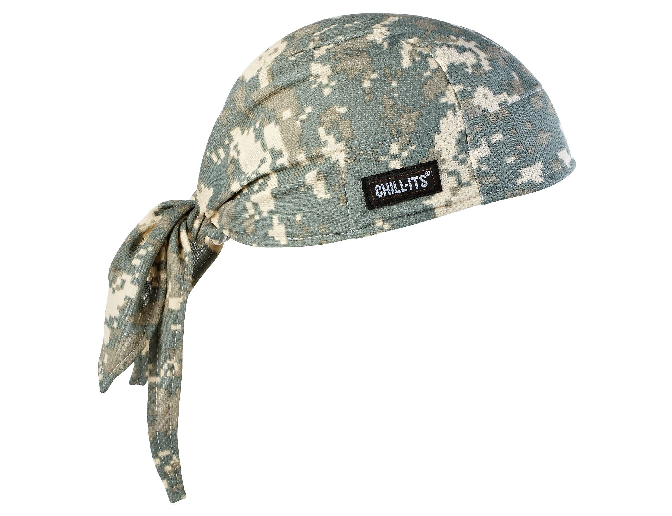 Ergodyne Chill-Its 6615 High-Performance Cooling Bandana, Camo, One Size, 6/Carton (12478)