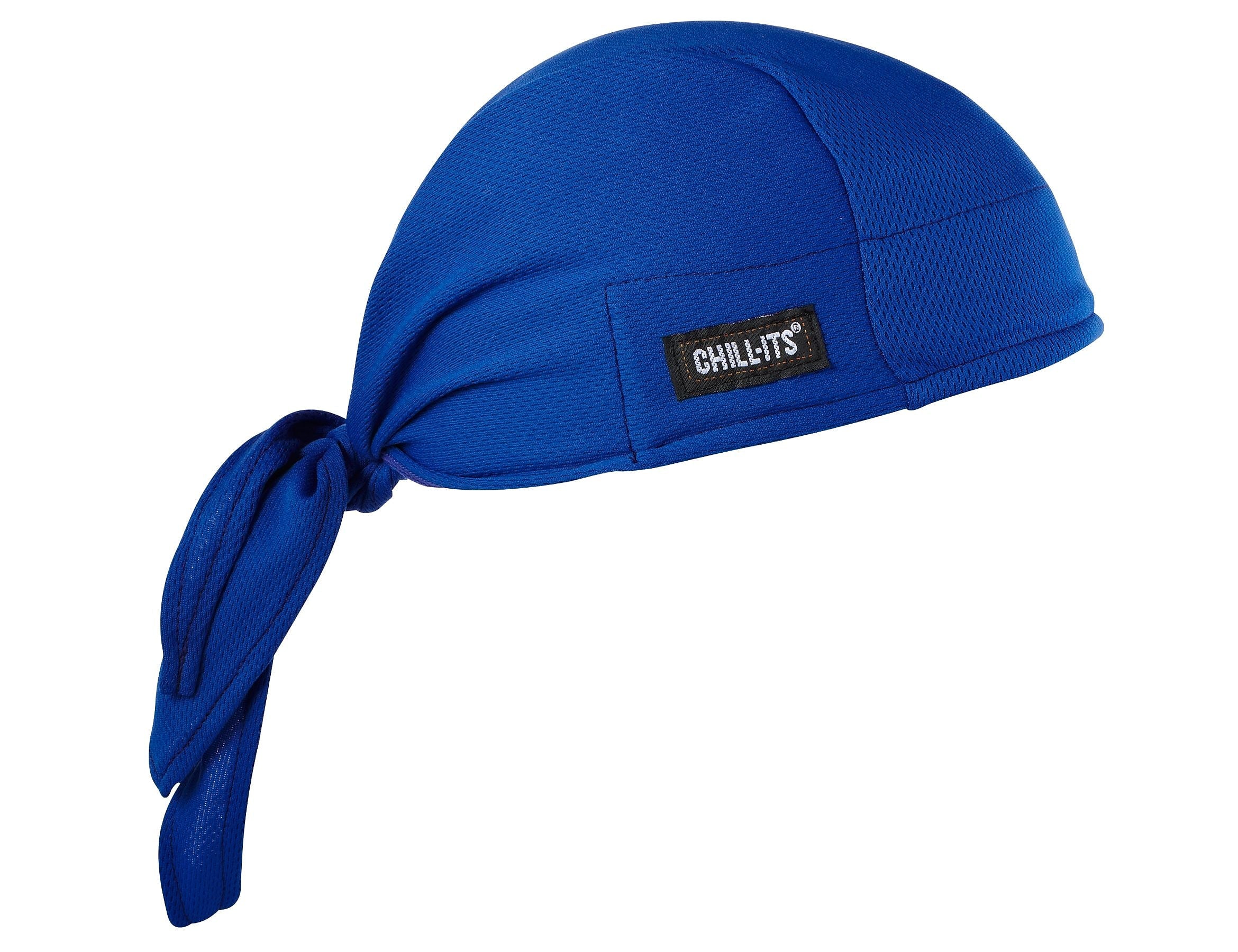 Ergodyne Chill-Its High-Performance Cooling Bandana, Royal Blue, One Size, 6/Carton (12481)