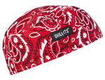 Ergodyne Chill-Its 6630 High-Performance Cooling Beanie, Red Western, One Size, 6/Carton (12508)