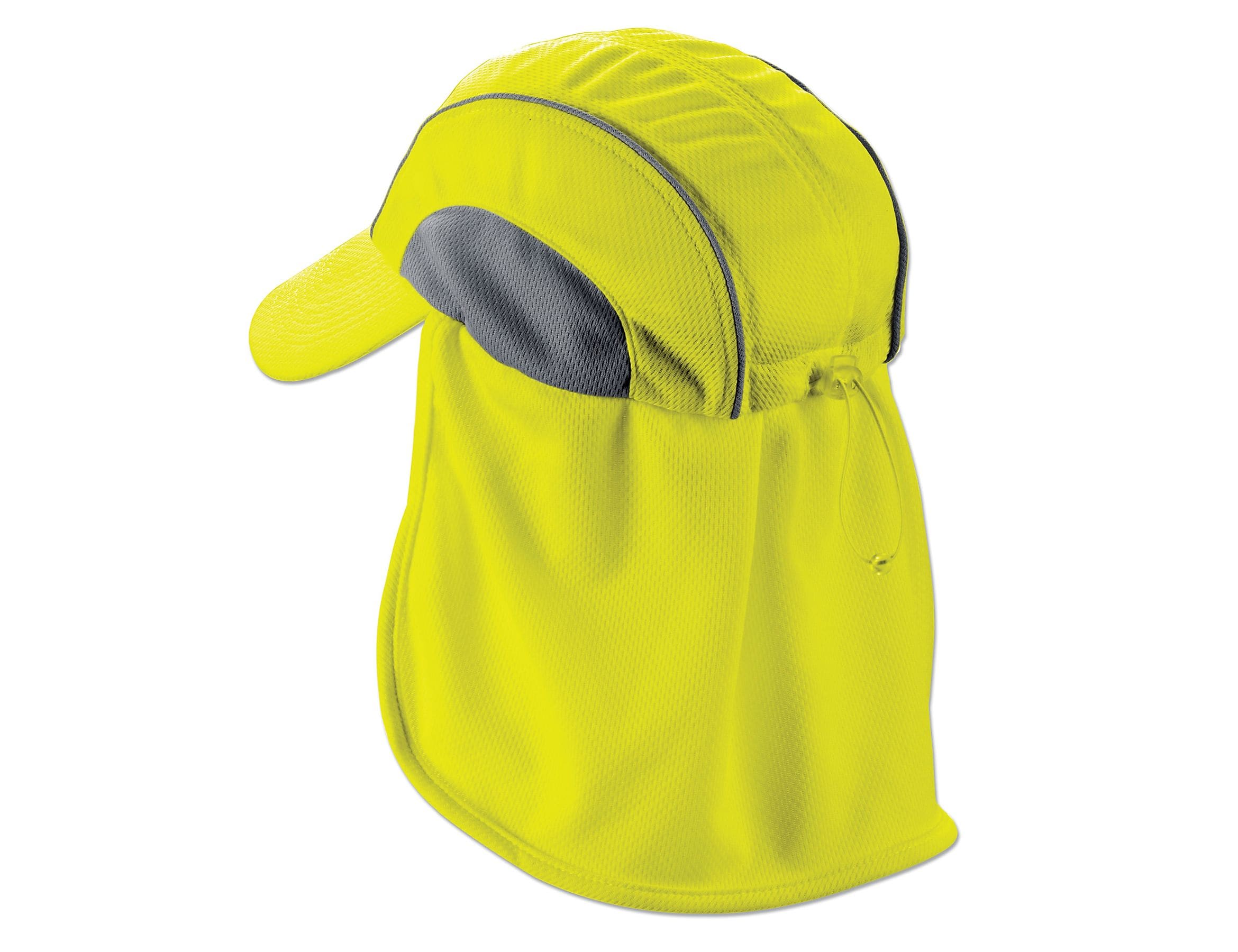Chill-Its High-Performance Cooling High Visibility Sun Hat, Lime, One Size (12520)