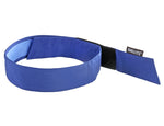 Ergodyne Chill-Its 6705CT Evaporative Cooling Bandana, Blue, One Size, 6/Carton (12577)