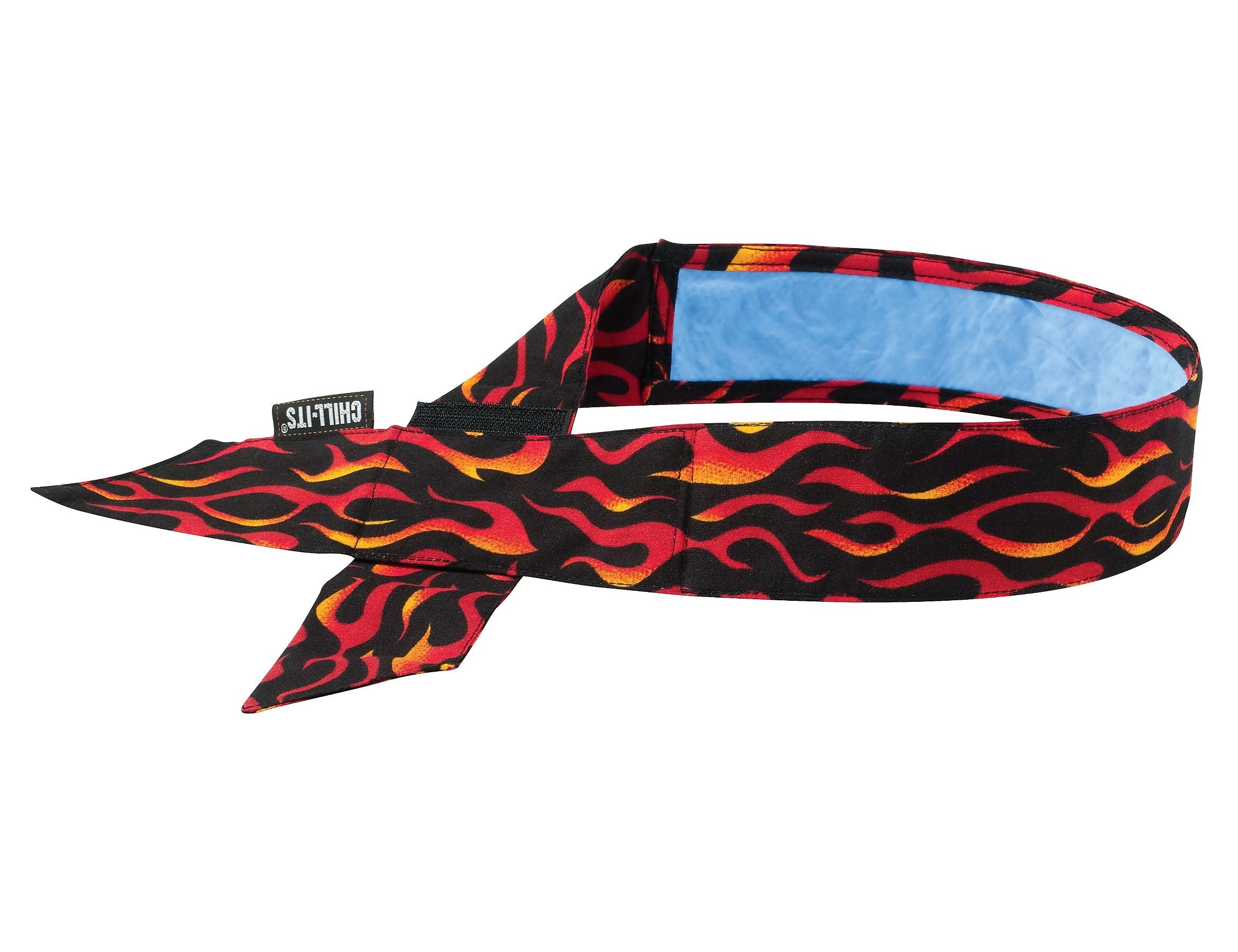 Ergodyne Chill-Its 6705 Evaporative Cooling Bandana, Flames, One Size, 6/Carton (12578)