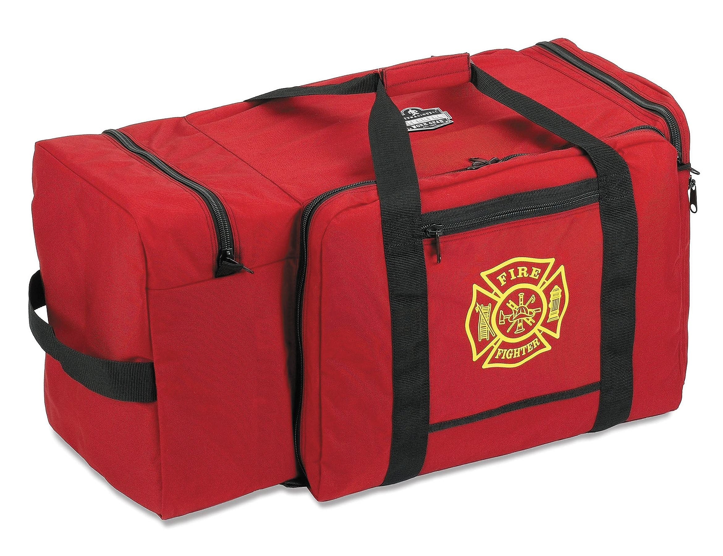 Ergodyne Arsenal 16" Nylon Firefighter Turnout Gear Bag, Red (13005)