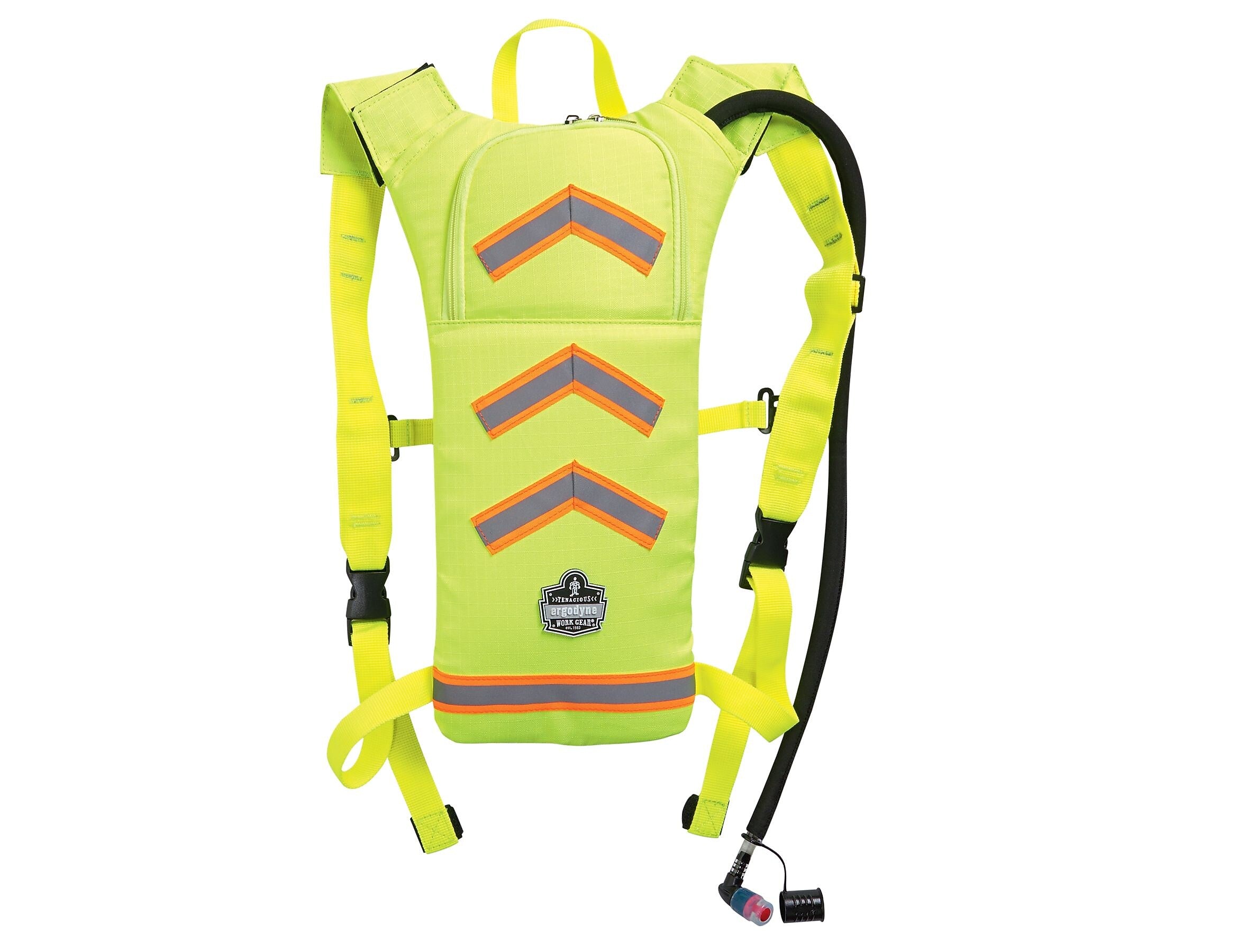 Ergodyne Chill-Its 5155HV Hi-Vis Low Profile Hydration Pack, Lime (13156)