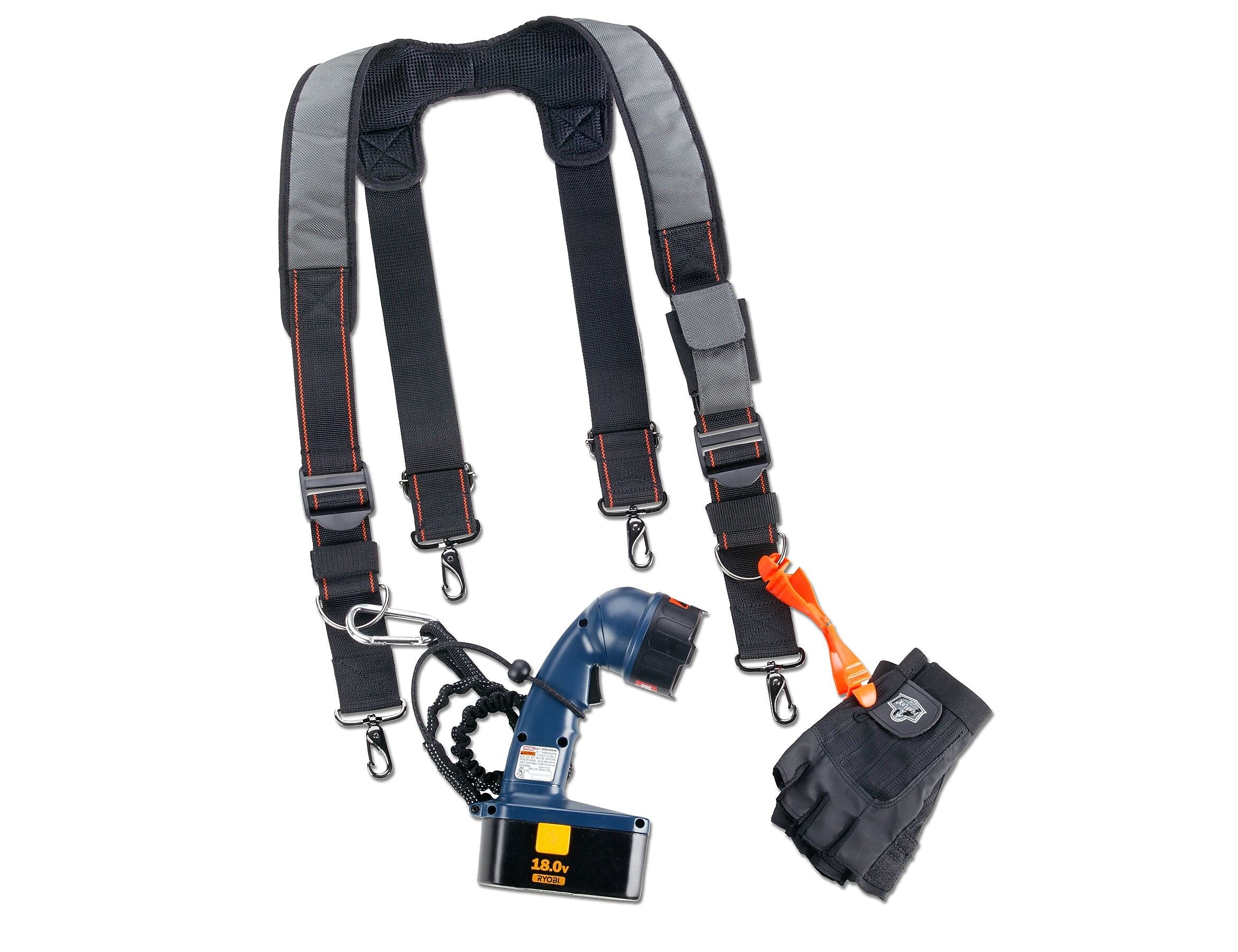 Ergodyne® Arsenal® Padded Tool Belt Suspenders, Gray, 4 1/2" x 13" x 3"