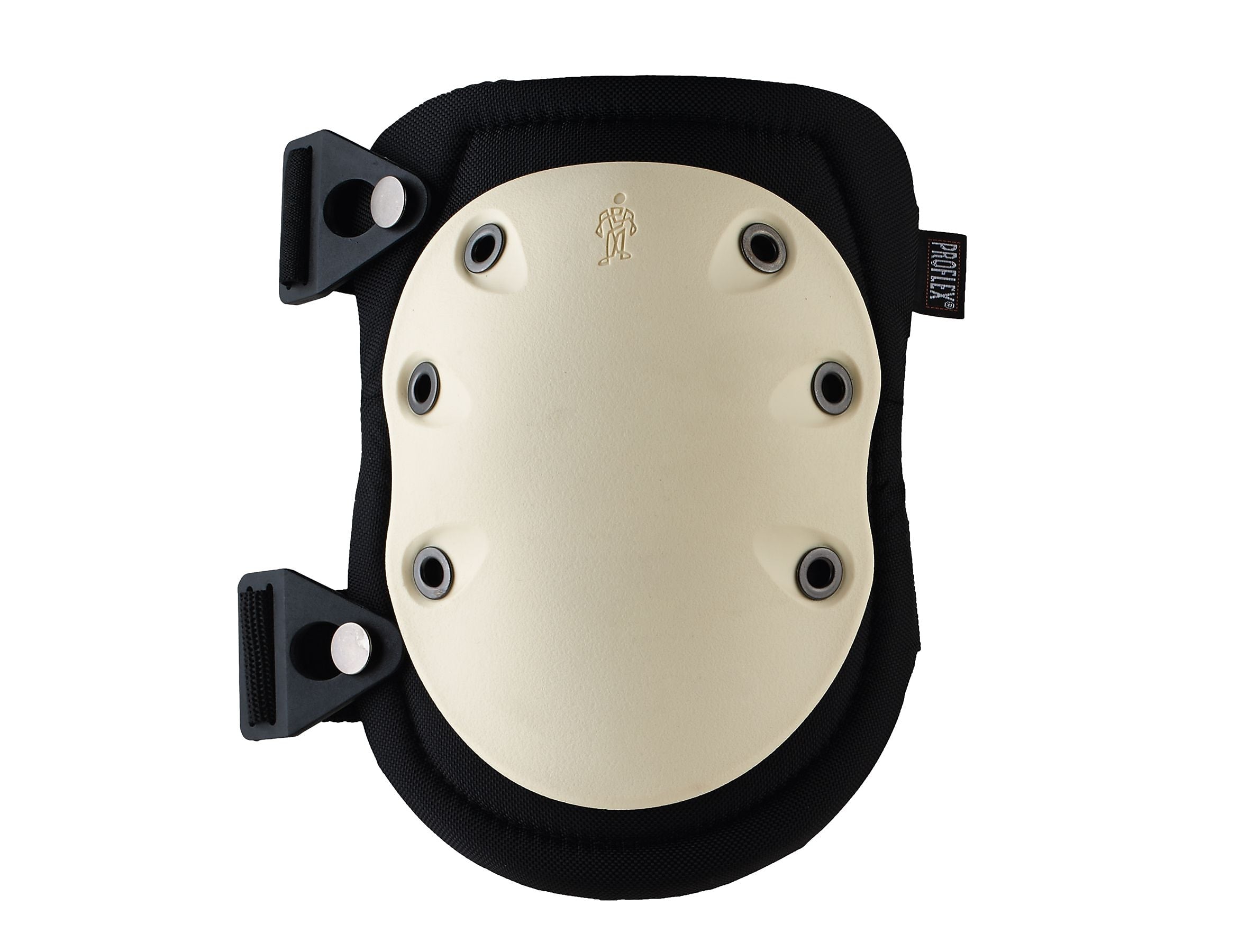 Ergodyne® ProFlex® Buckle Closure Knee Pad With Non-Marring Rubber Cap, Tan, Pair