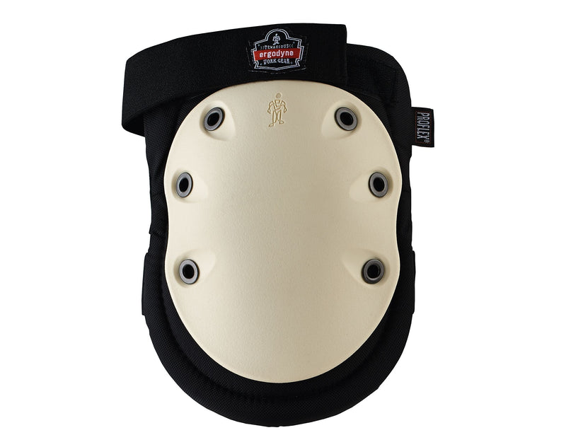 Ergodyne® ProFlex® Knee Pad With Non-Marring Rubber Cap, Tan, Pair