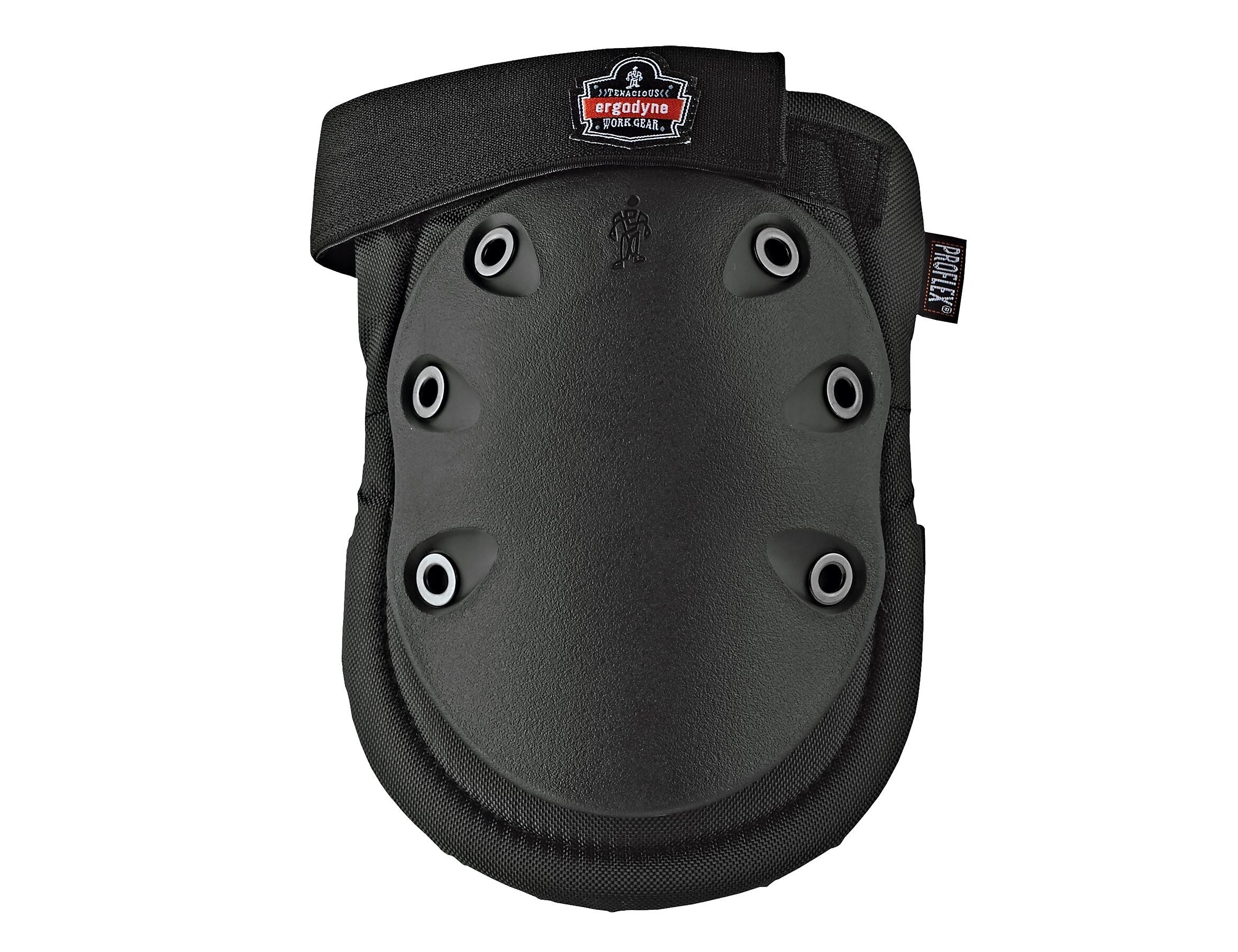Ergodyne® ProFlex® Knee Pad With Slip Resistant Rubber Cap, Black, Pair
