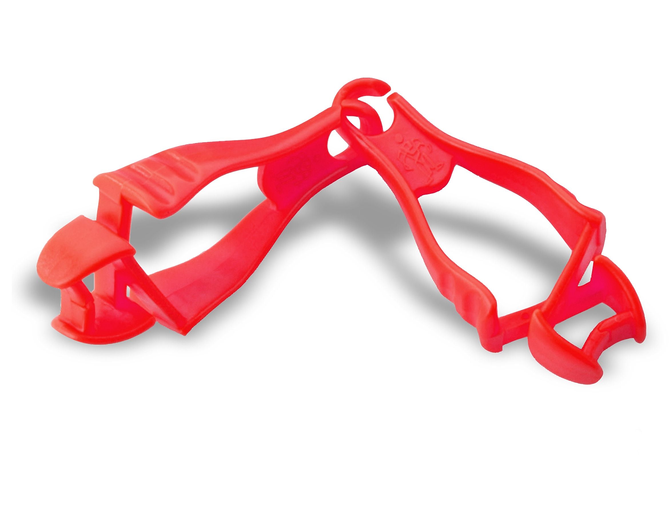 Ergodyne Squids Dual Clip Glove Grabber, Red, 6/Carton (19113)