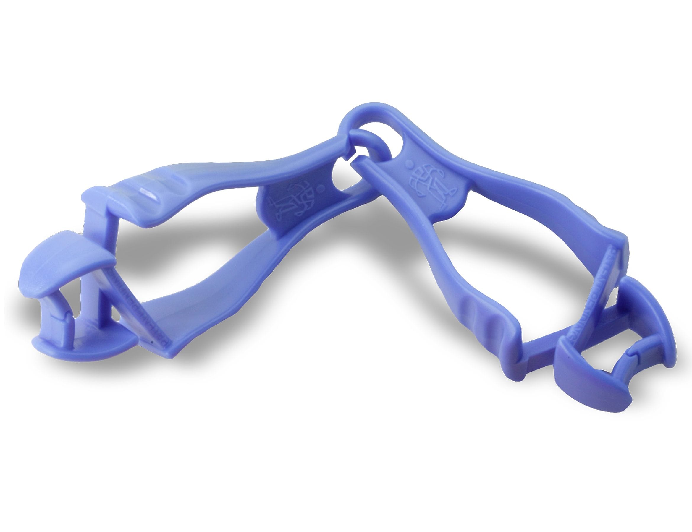 Ergodyne Squids Dual Clip Glove Grabber, Blue, 6/Carton (19117)
