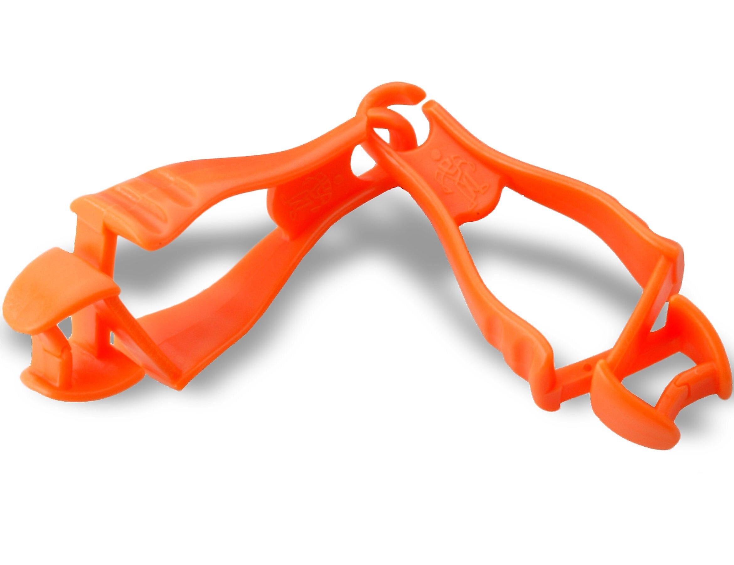 Ergodyne Squids Dual Clip Glove Grabber, Hi-Vis Orange, 6/Carton (19118)