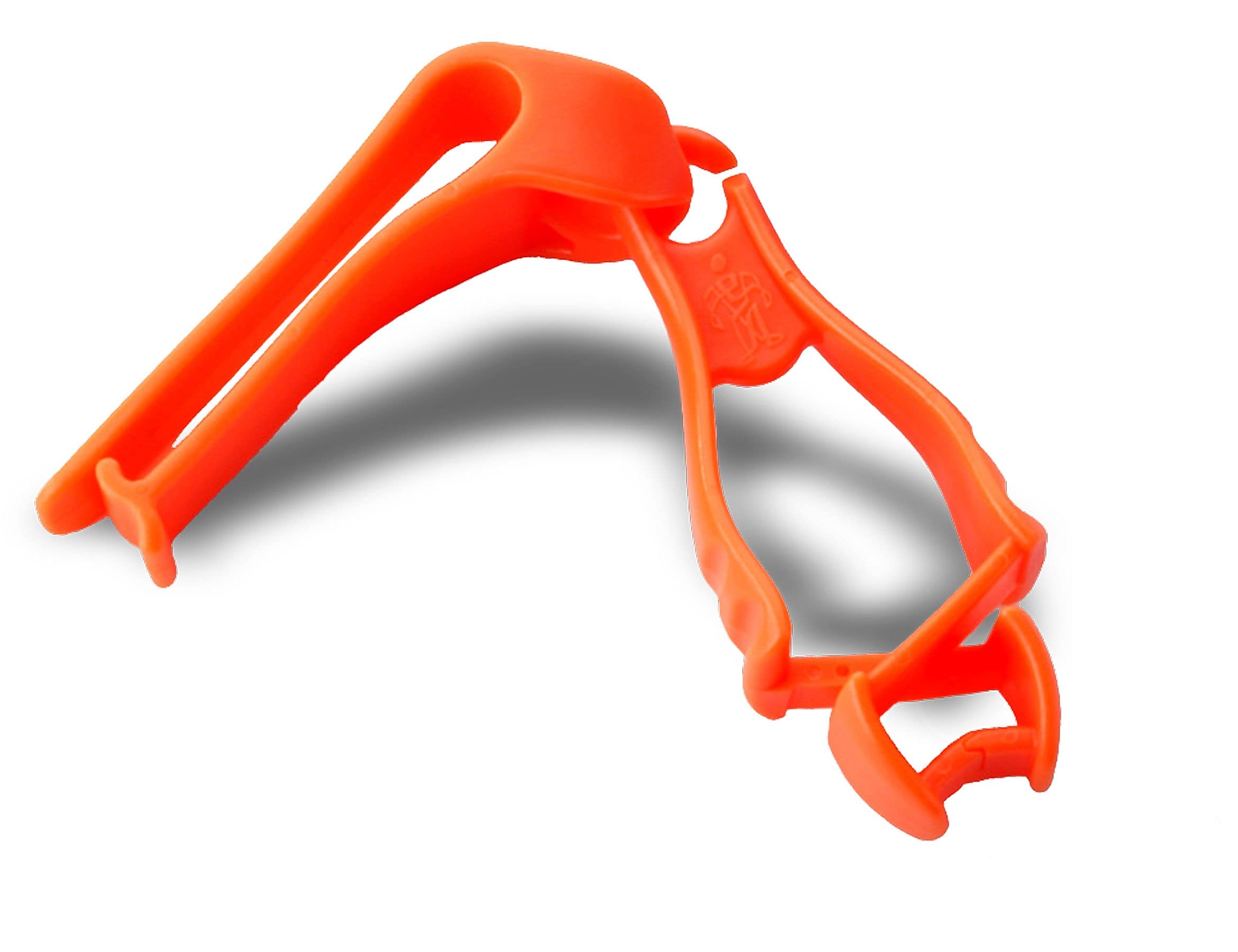 Ergodyne Squids Glove Grabber with Belt Clip, Hi-Vis Orange, 6/Carton (19128)