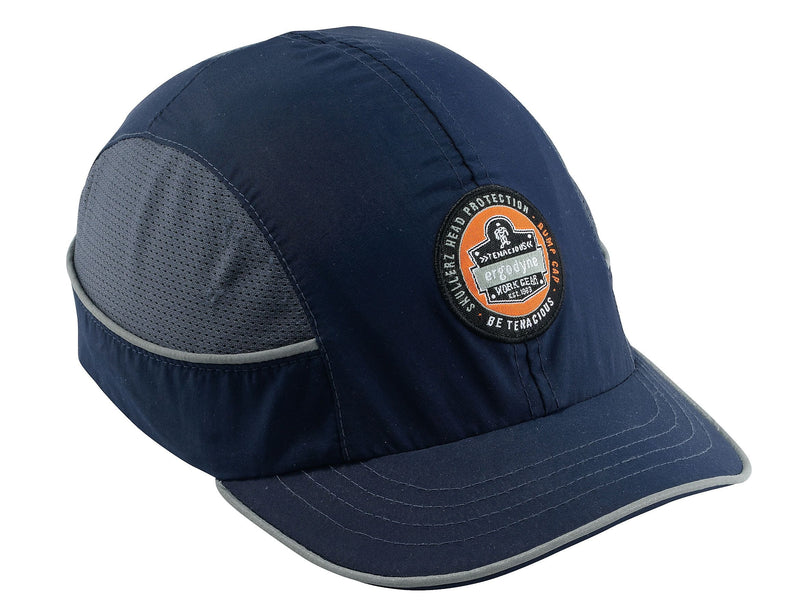 Ergodyne Skullerz Nylon Short Brim Bump Cap, Navy (23343)