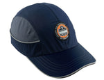 Ergodyne Skullerz Nylon Long Brim Bump Cap, Navy (23345)