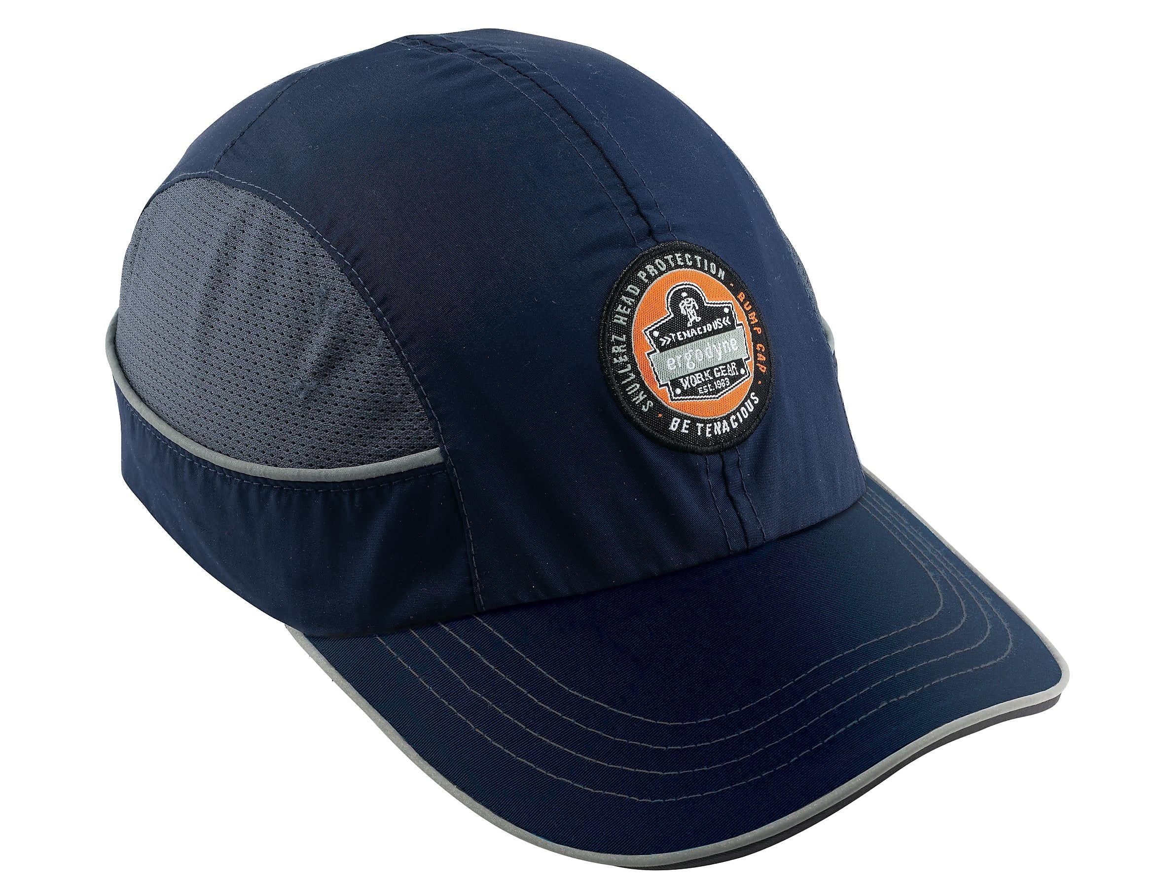 Ergodyne Skullerz Nylon Long Brim Bump Cap, Navy (23345)