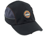 Ergodyne Skullerz Nylon Long Brim Bump Cap & LED Light, Black (23374)