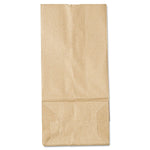 Lagasse Paper 10.9"H x 5.2"W x 3.4"D Food Bags, Brown, 500/Pack