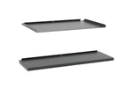 HON Manage 2-Piece Work Wall Accessory Kit, Ash Metallic Finish