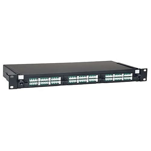 Tripp Lite 36-Port LC/LC N492-036-LCLC-E Rackmount Fiber Enclosure Feed Thru Patch Panel