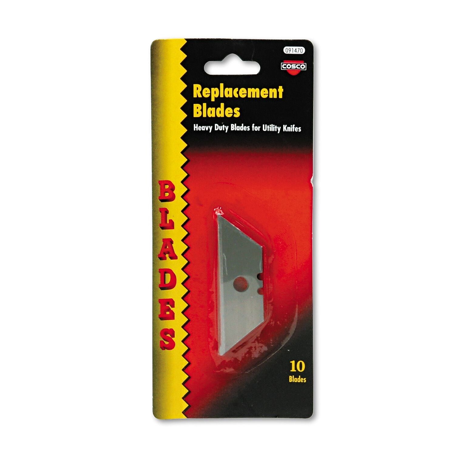 Cosco Heavy-Duty Refill Blades, 10/Pack (COS091470)