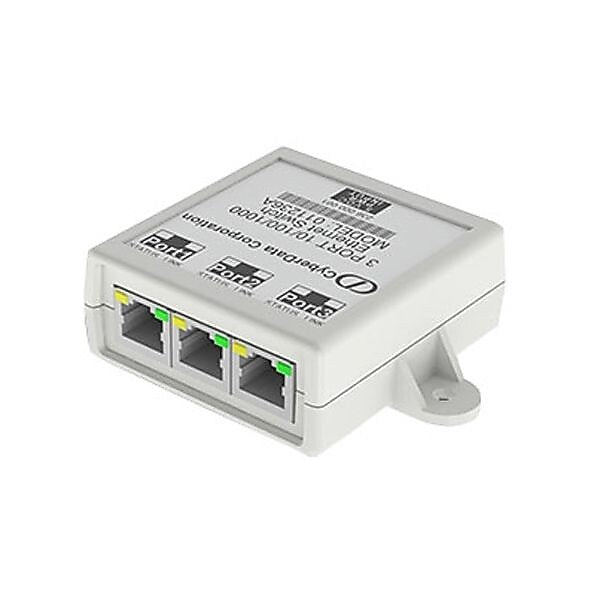 CyberData 011236 3 Port Gigabit Ethernet Switch