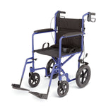 Excel Deluxe Aluminum Transport Wheelchair, 19 x 16, 300 lbs. (MDS808210ABE)