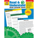 Evan-Moor® "Read and Understand With Levelled Texts" Grade 6+ Resource Book, Language Arts/Reading