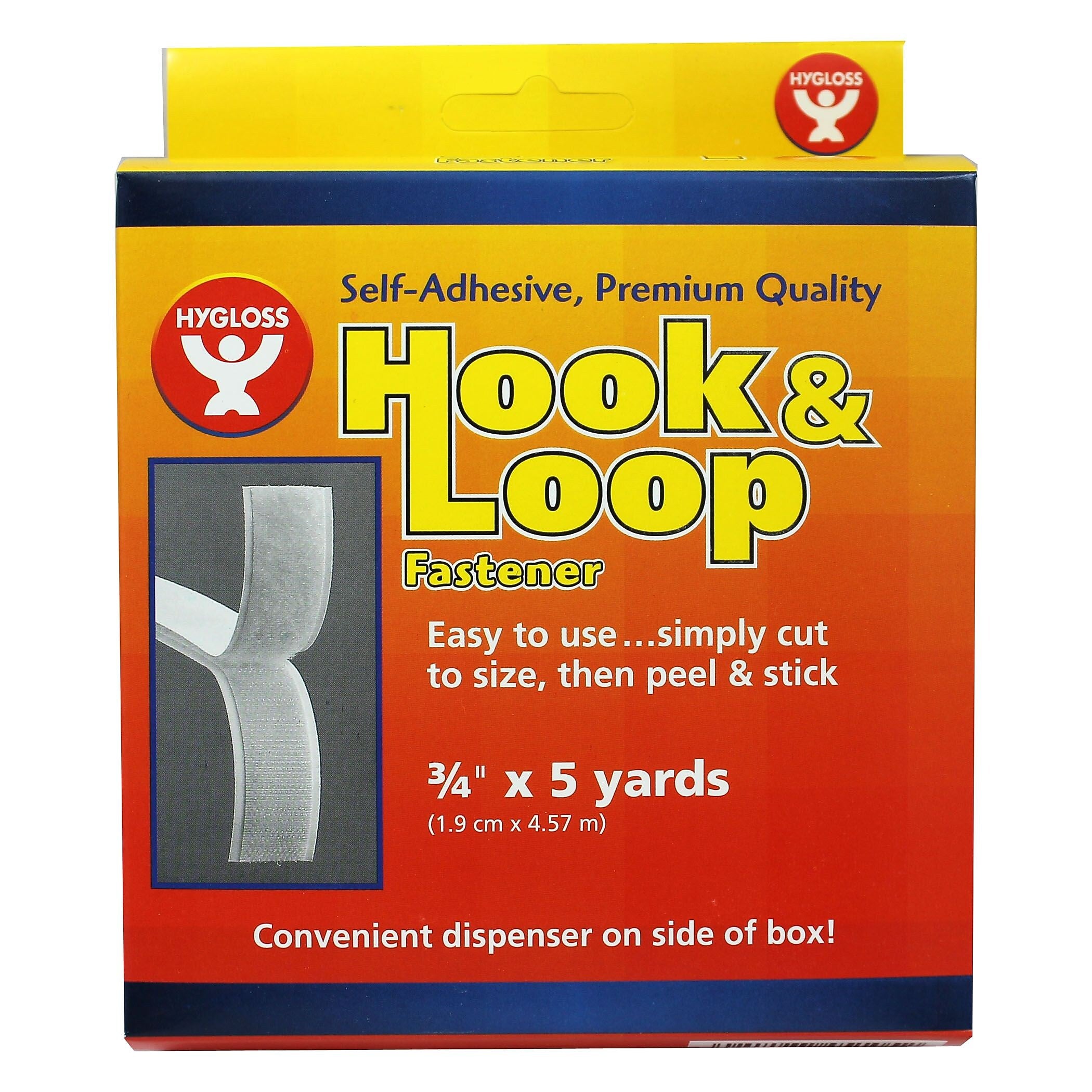 Hygloss™ Hook and Loop Fastener, 3/4" x 5 yds.