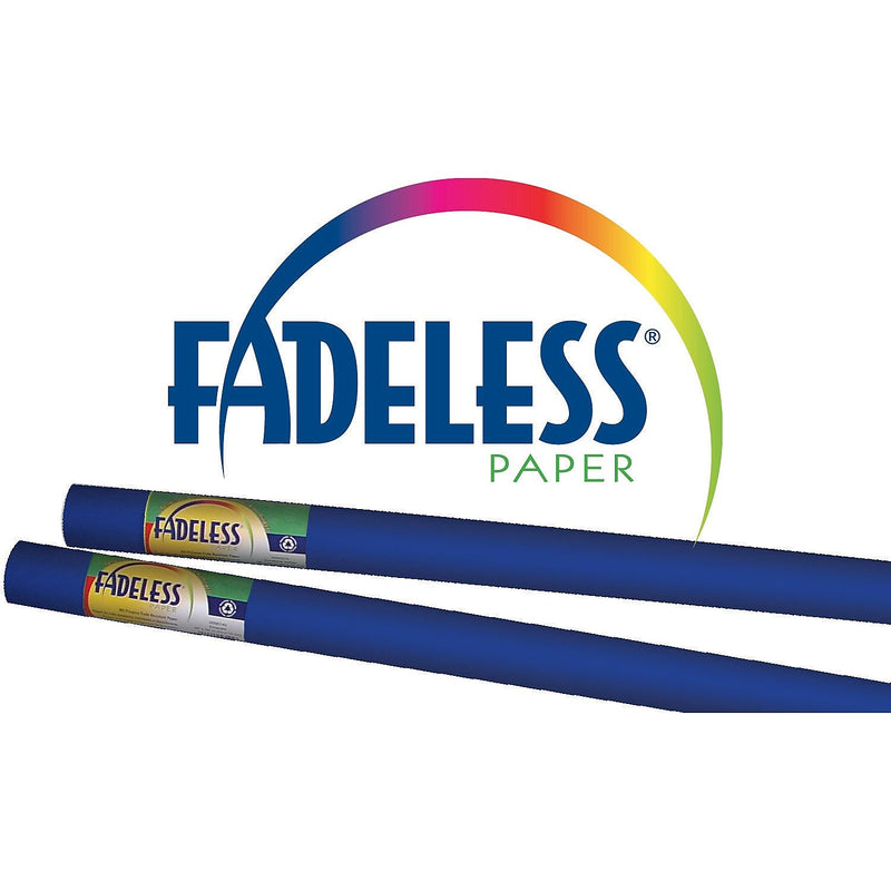 Pacon® Fadeless® 48" x 12' Ultra Fade-Resistant Bulletin Board Paper, Royal Blue