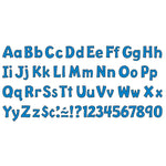 Trend Enterprises Pin-up Ready Letters, 4", Pre-Punched, Blue
