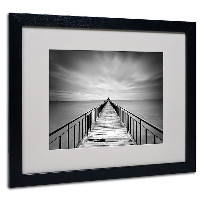 Trademark Fine Art 'Withstand' 16" x 20" Black Frame Art