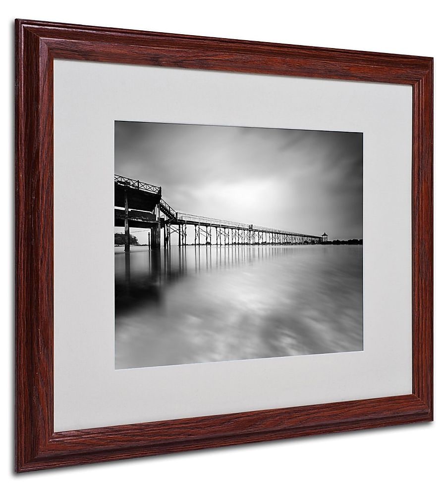 Trademark Fine Art 'Bedimmed' 16" x 20" Wood Frame Art