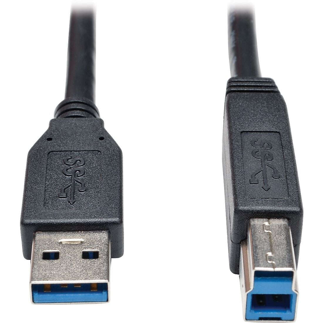 Tripp Lite® SuperSpeed 10' M/M USB 3.0 A/B Device Cable, Black