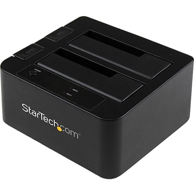 StarTech SDOCK2U33EB USB 3.0/eSATA Hard Drive Docking Station W/UASP for 2.5"/3.5" SATA SSD/HDD