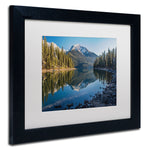 Trademark Pierre Leclerc "Jasper Morning" Art, White Matte W/Black Frame, 11" x 14"