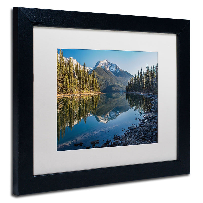 Trademark Pierre Leclerc "Jasper Morning" Art, White Matte W/Black Frame, 11" x 14"