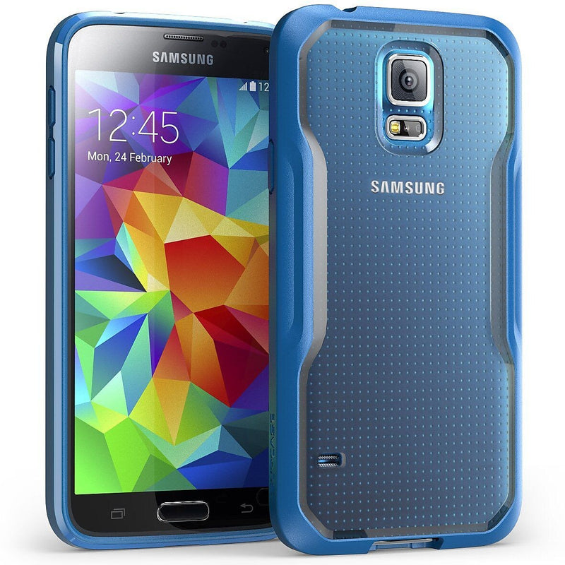 i-Blason Unicorn Beetle Clear/Blue Case for Samsung Galaxy S5 (SUP-S5-UB-CLBL)