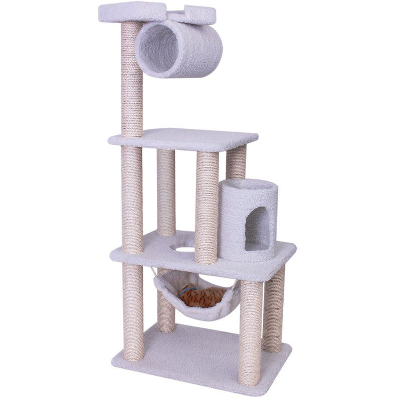 Majestic Pet 62" Bungalow Sherpa Cat Tree