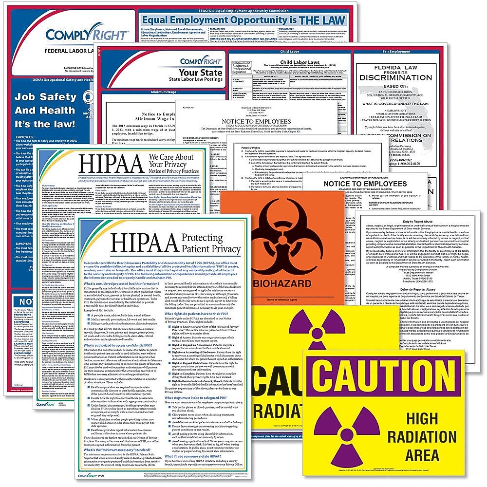 ComplyRight Federal & State Healthcare Public Health Poster Kit, CA - California (E50CAUPUBHLTH)